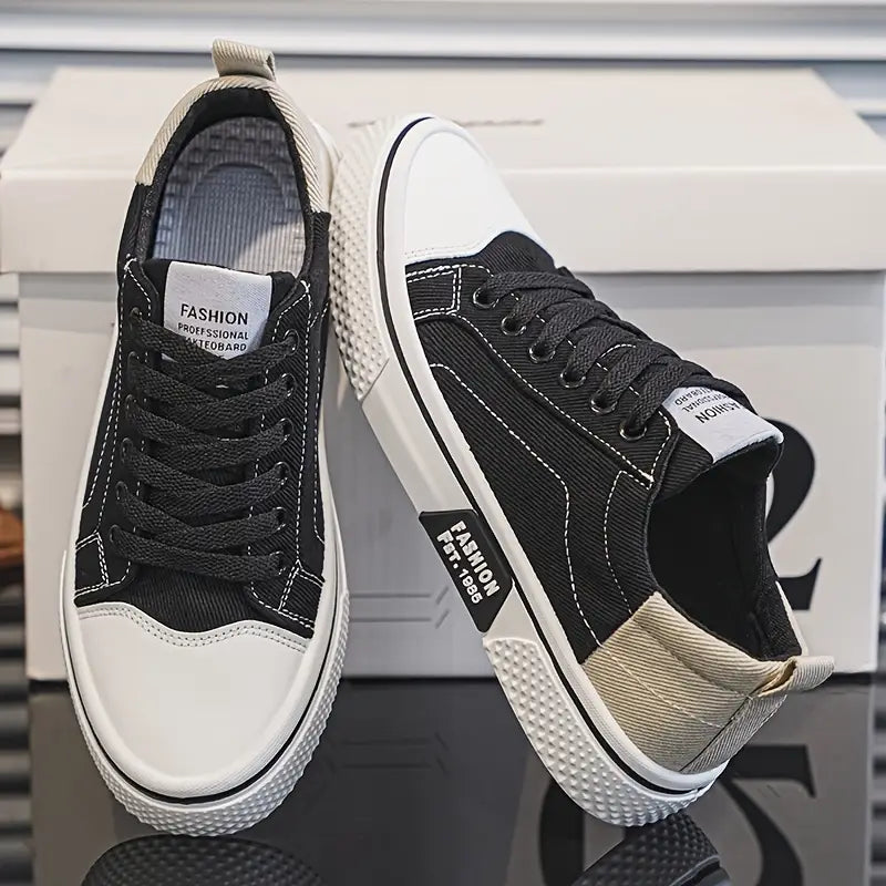 Men's Cushioned Lace-Up Shoes | All-Day Comfort