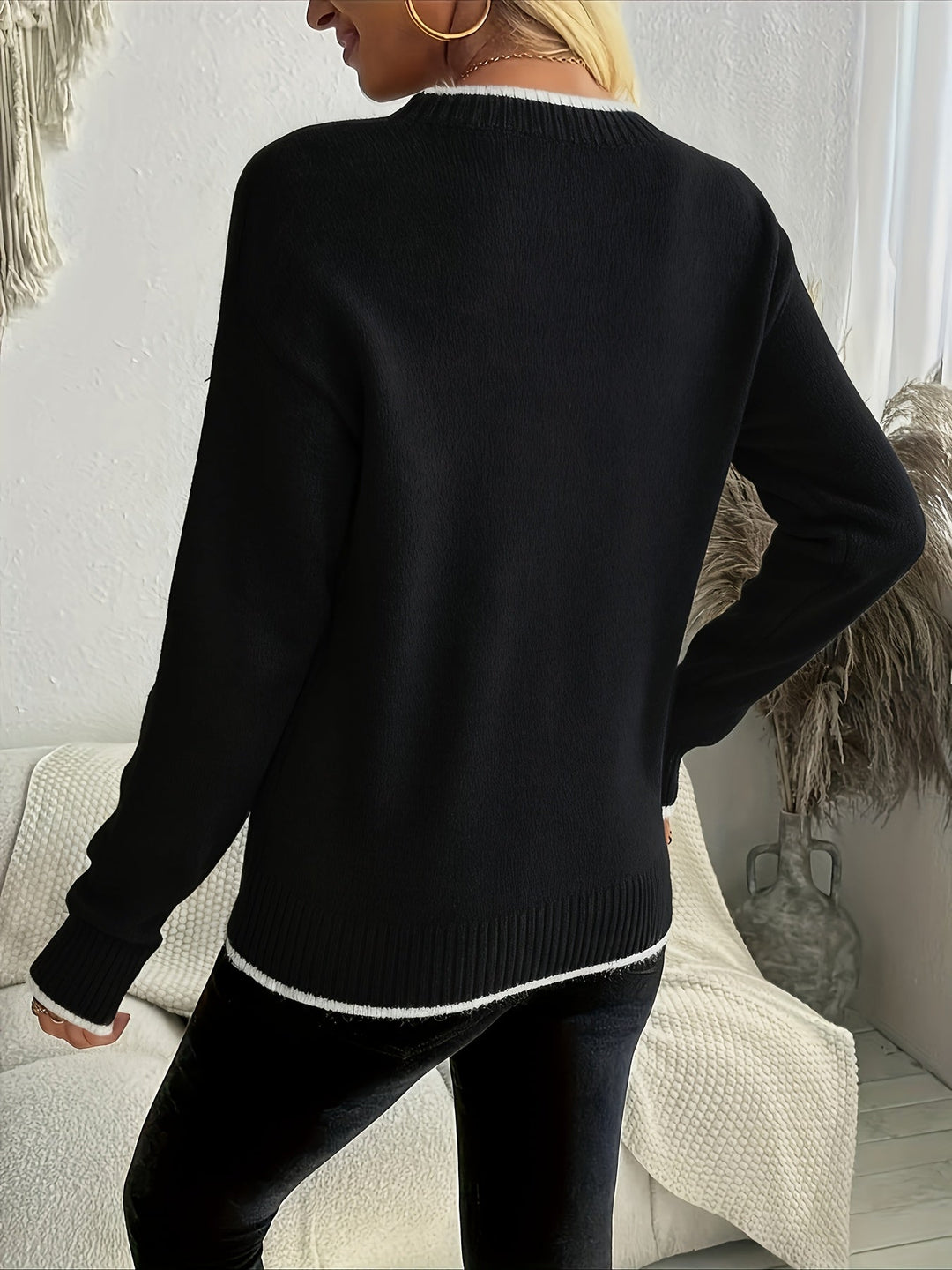 Jennifer | Snowflake Knit Christmas Jumper