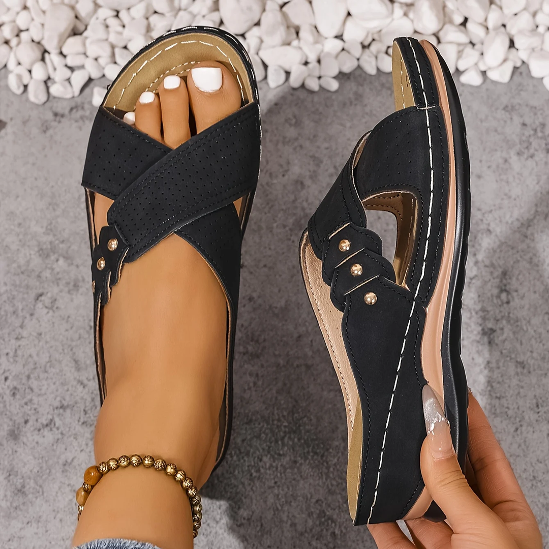Ezera | Elegant Orthopaedic Wedge Sandals