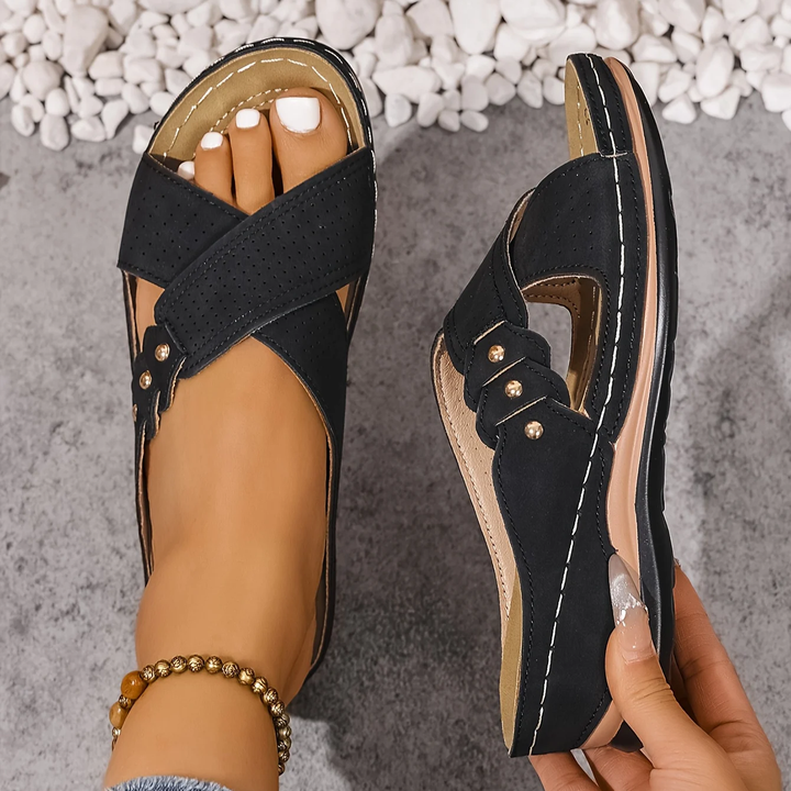 Ezera | Elegant Orthopaedic Wedge Sandals