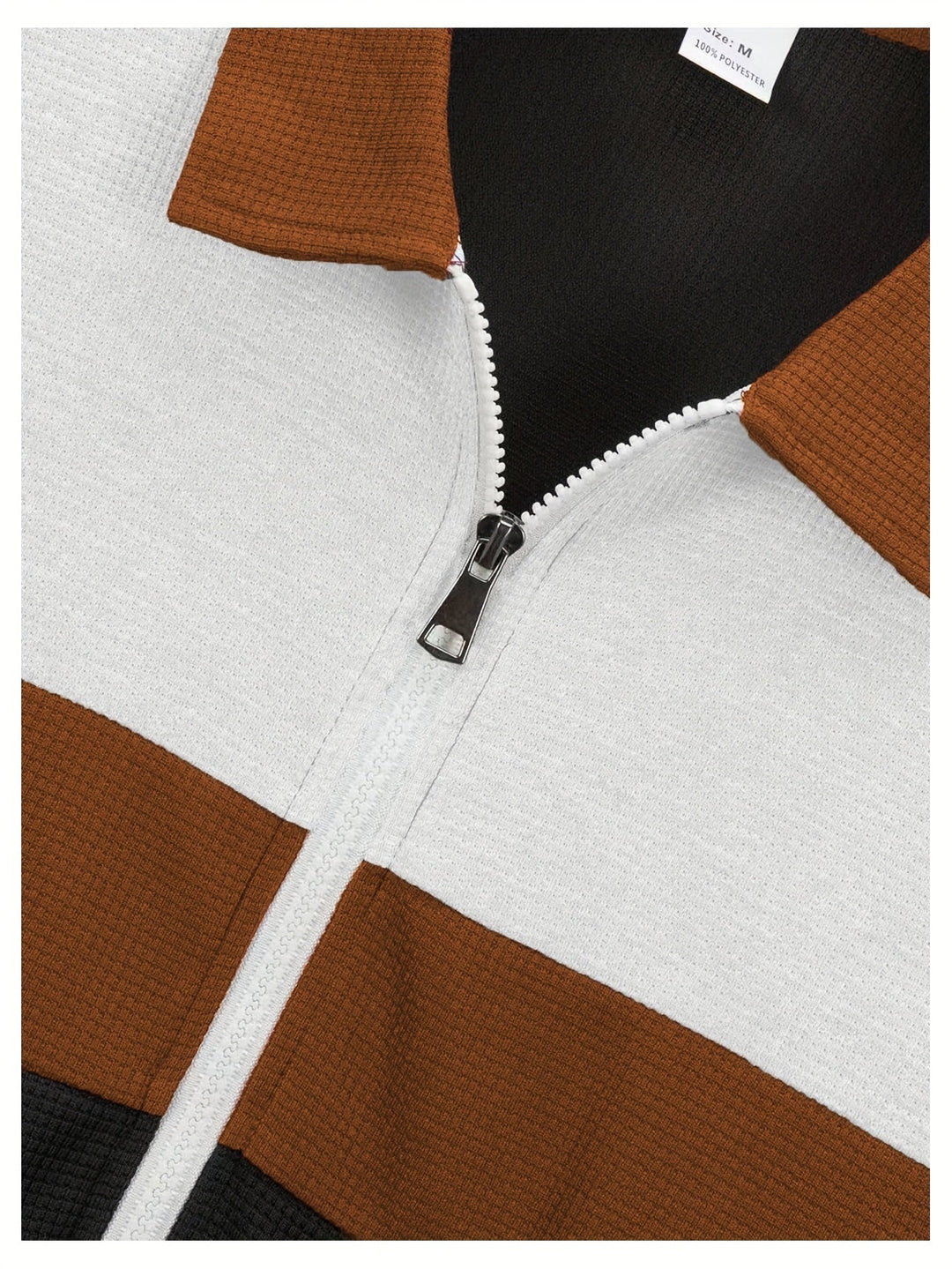 Gareth | Colour Block Zip Jacket