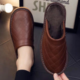 Men's Quilted House Shoes | Warm Indoor Comfort