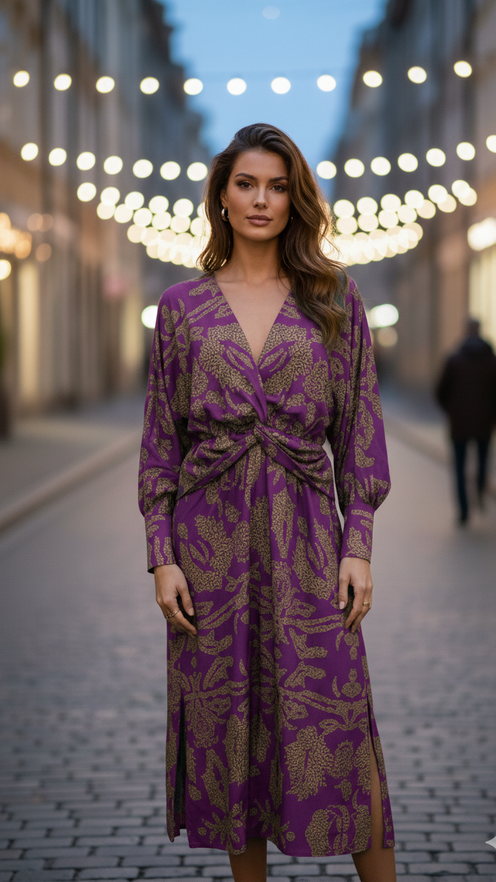 Gemma | Midi Dress in Soft, Breathable Fabric