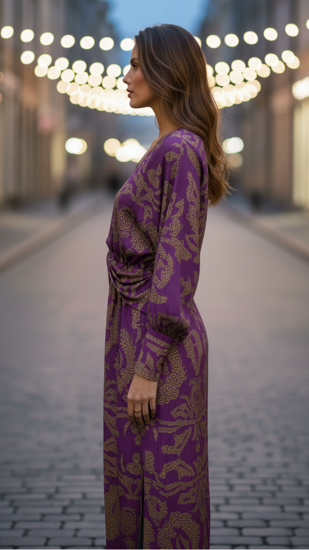 Gemma | Midi Dress in Soft, Breathable Fabric