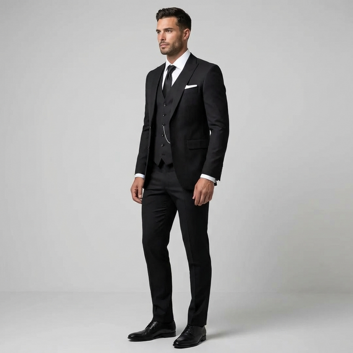 Men's Slim-Fit Three-Piece Suit | Elegant Occasion Set