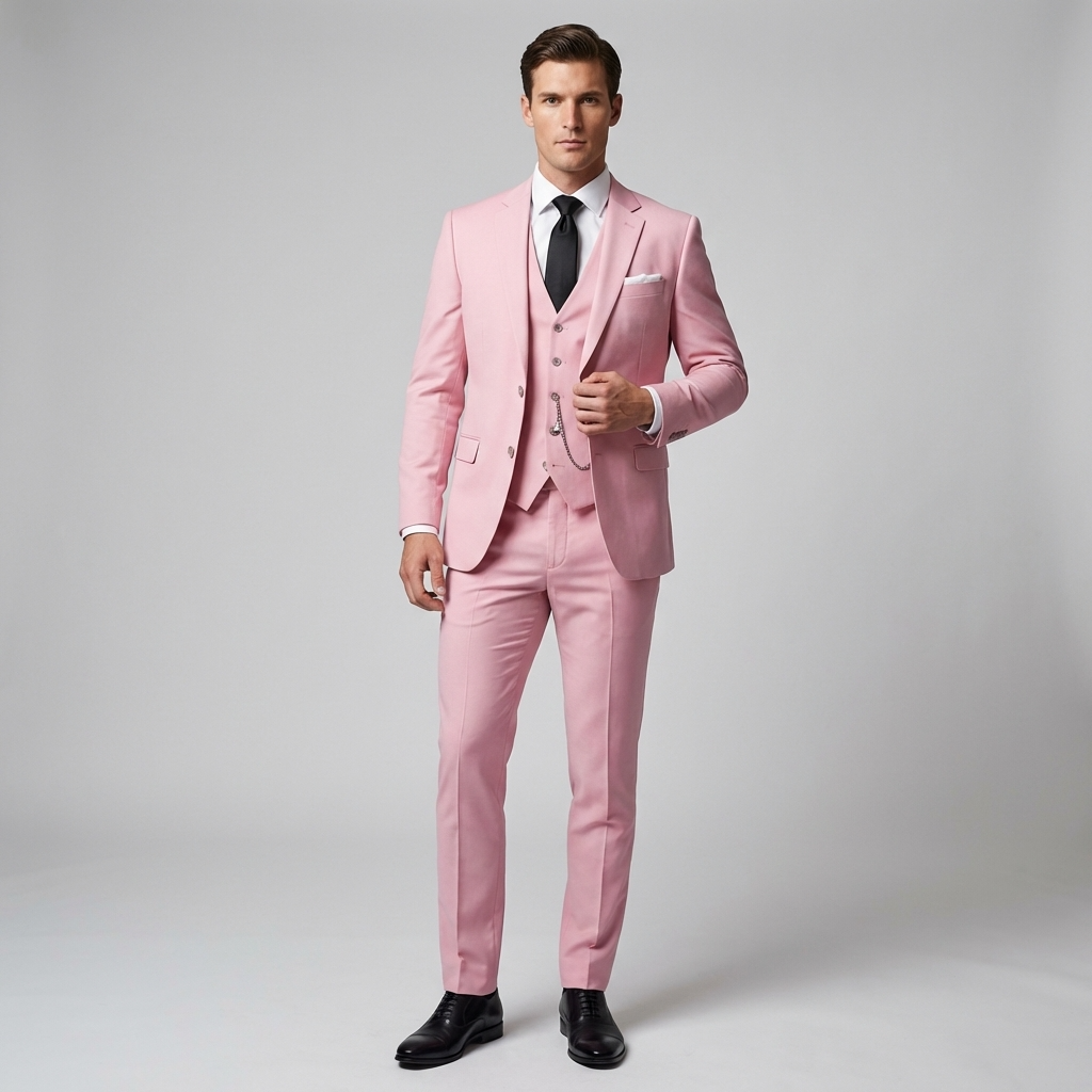 Men's Slim-Fit Three-Piece Suit | Elegant Occasion Set