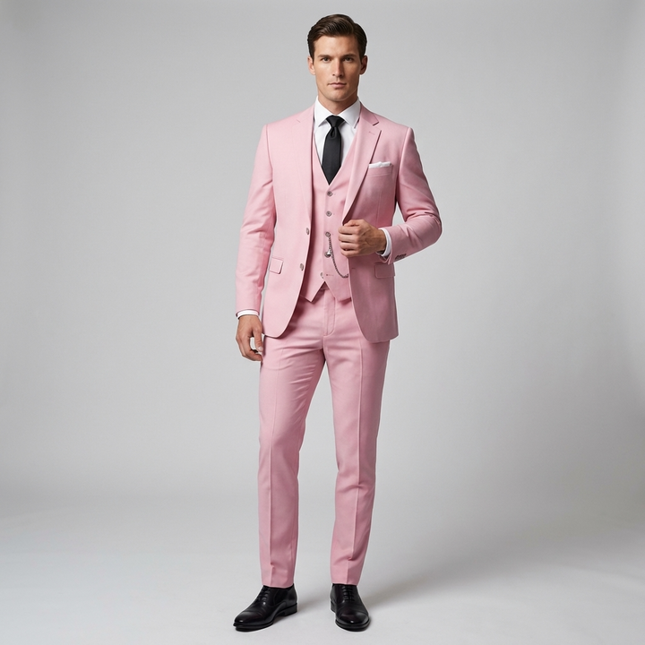 Men's Slim-Fit Three-Piece Suit | Elegant Occasion Set