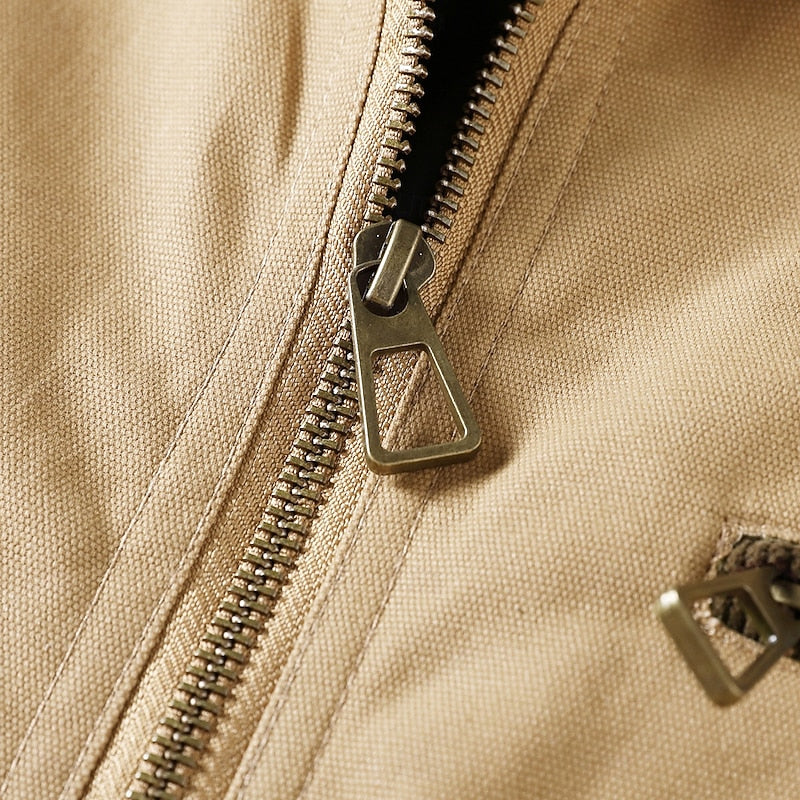 Elliot | Utility Zip Jacket with Shirt Collar