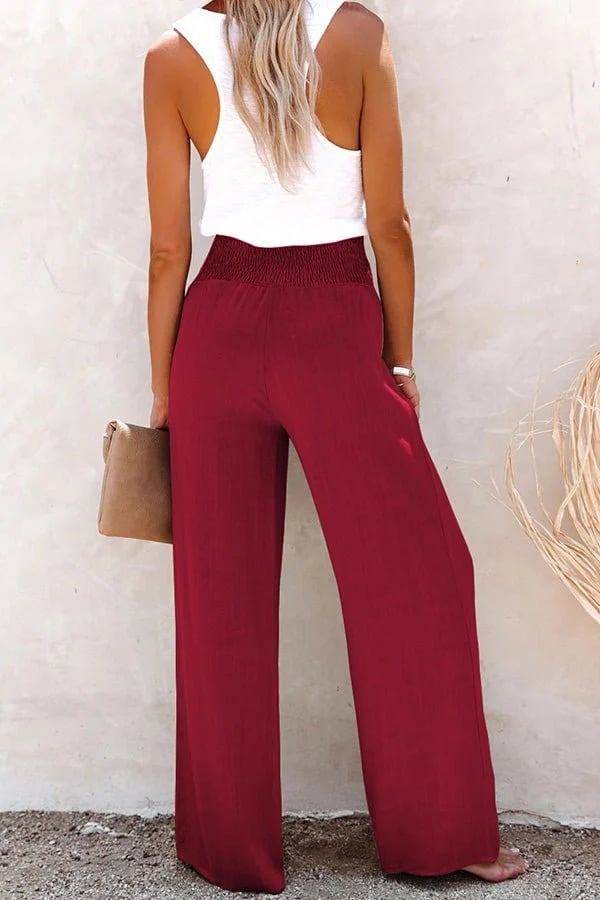 Violet | High-Waisted Relaxed-Fit Trousers