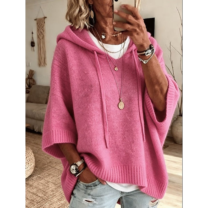 Daisy | Hooded Jumper with 3/4 Sleeves