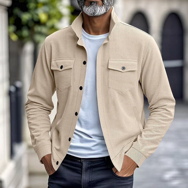 Alistair | Lightweight Lapel-Collar Button Jacket