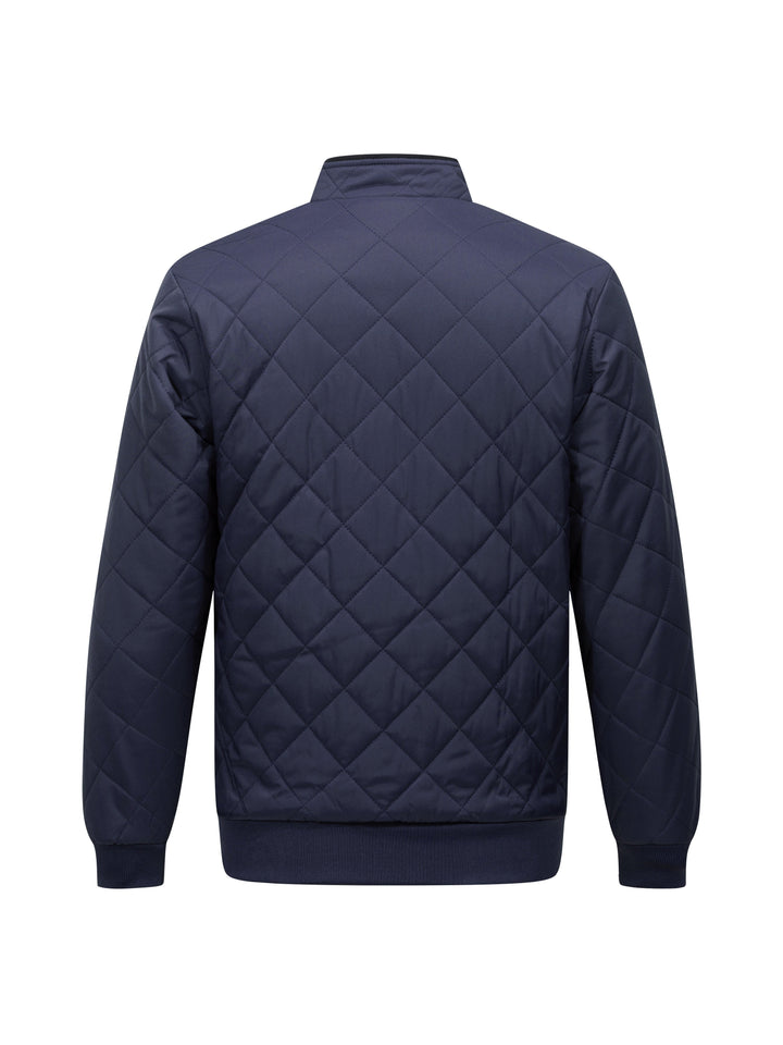 Laurence | Fleece-Lined Quilted Bomber Jacket