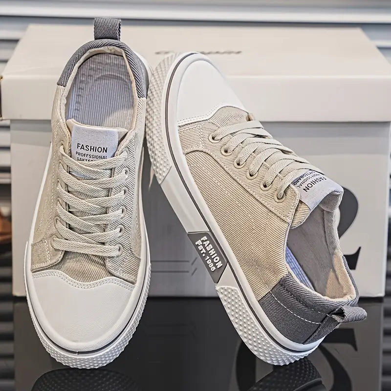 Men's Cushioned Lace-Up Shoes | All-Day Comfort