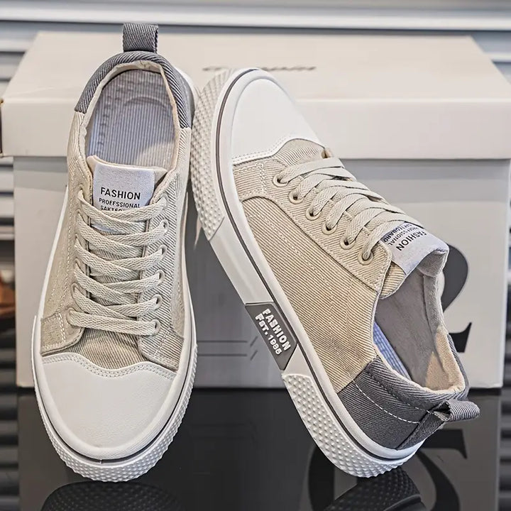 Men's Cushioned Lace-Up Shoes | All-Day Comfort