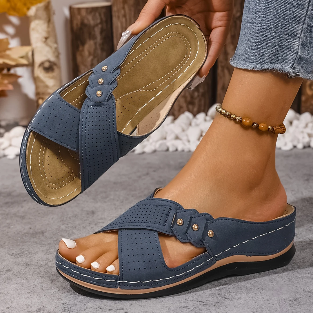 Ezera | Elegant Orthopaedic Wedge Sandals