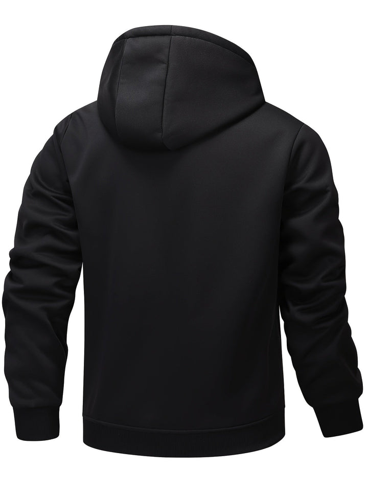 Ross | Hooded Fleece-Lined Zip-Up Jacket
