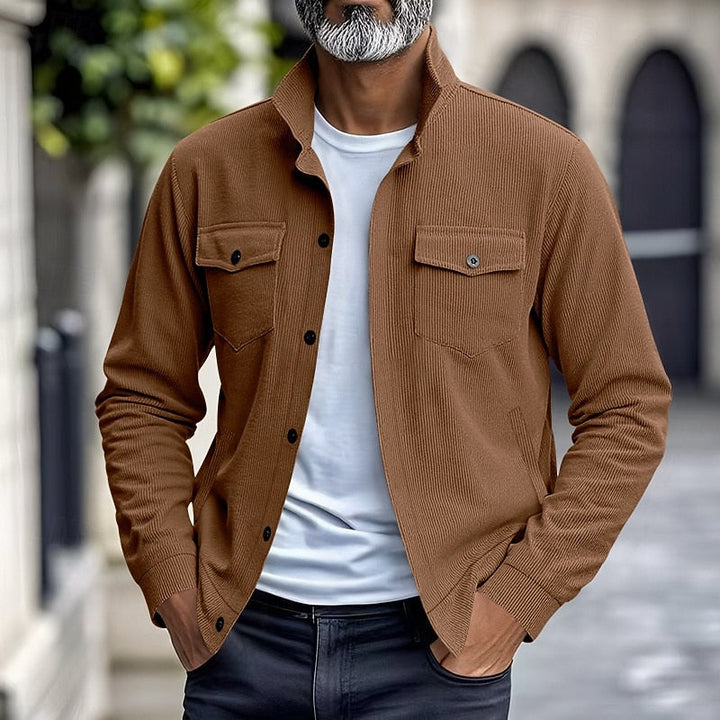 Alistair | Lightweight Lapel-Collar Button Jacket