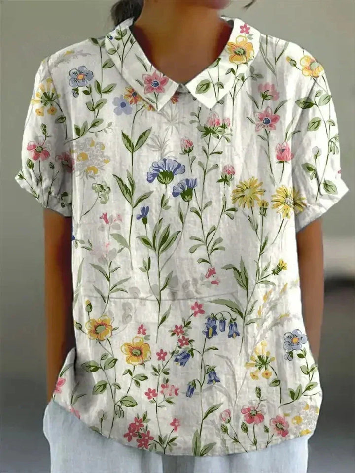 Elin | Relaxed Floral Print Shirt