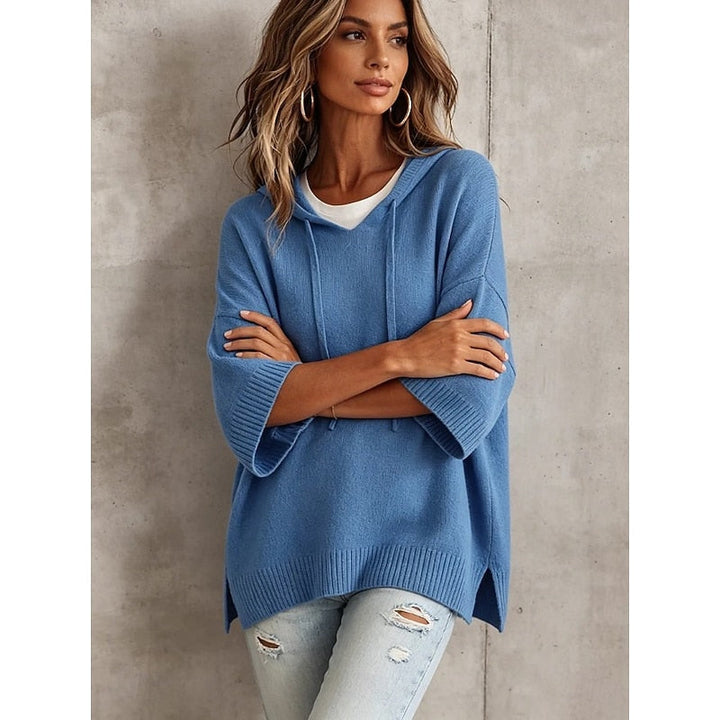 Daisy | Hooded Jumper with 3/4 Sleeves