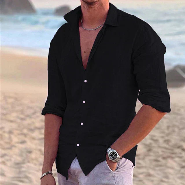 Men's Cotton-Linen Shirt