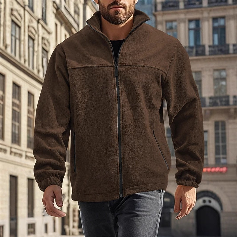 Nathan | Insulated Stand-Collar Zip Jacket