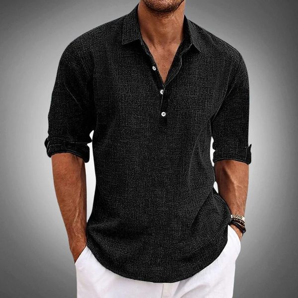 Men's Linen Polo | Fresh Elegant Summer Style