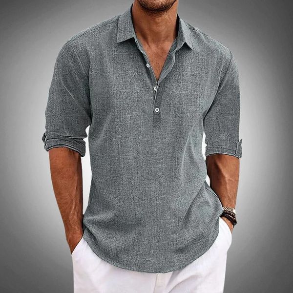 Men's Linen Polo | Fresh Elegant Summer Style