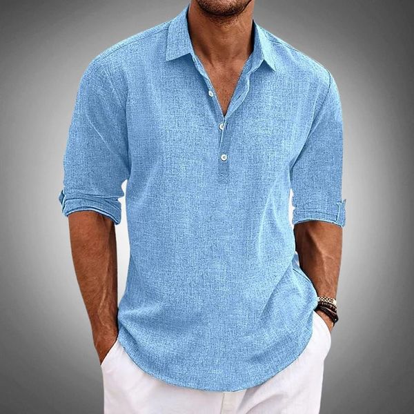 Men's Linen Polo | Fresh Elegant Summer Style