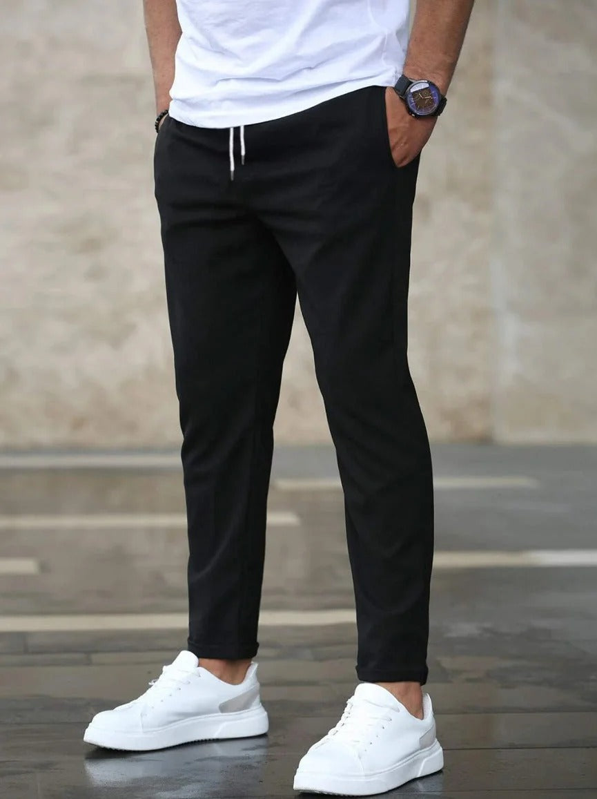 Idris | Pull-On Trousers with Elasticated Waist
