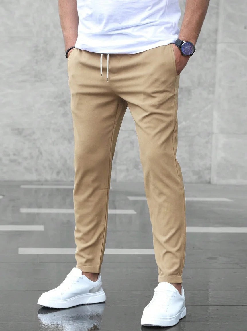 Idris | Pull-On Trousers with Elasticated Waist