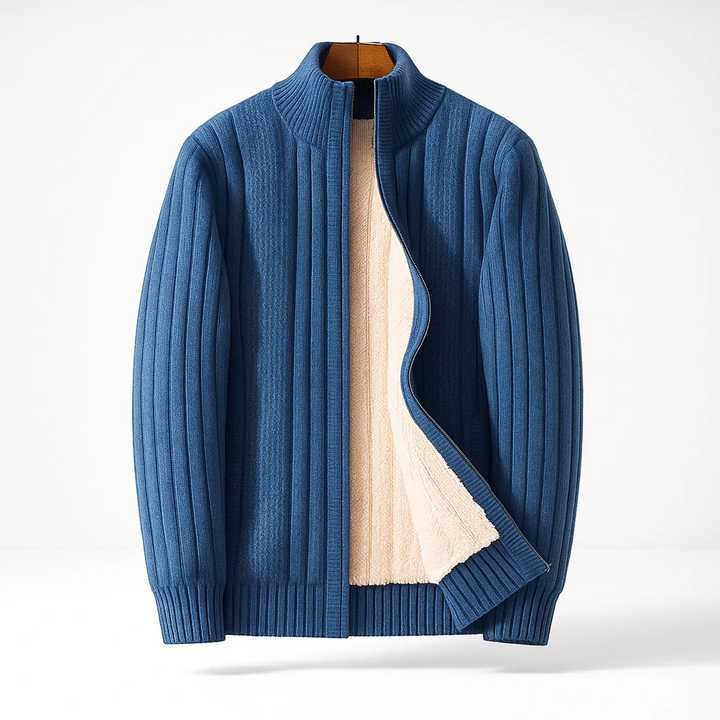 Michael | Zip-Up Knitted Cardigan