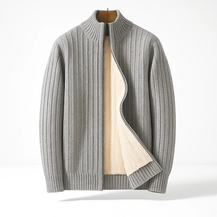 Michael | Zip-Up Knitted Cardigan