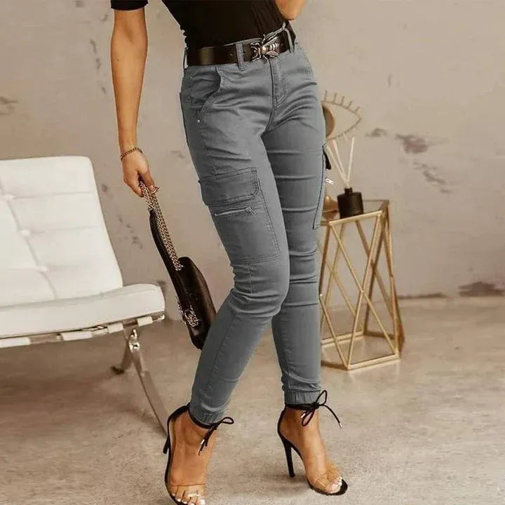 Hazel | Cargo Jeans with Functional Pockets