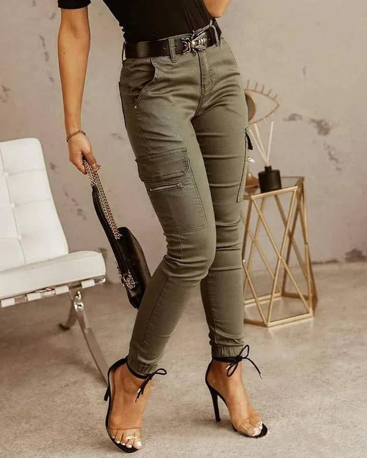 Hazel | Cargo Jeans with Functional Pockets