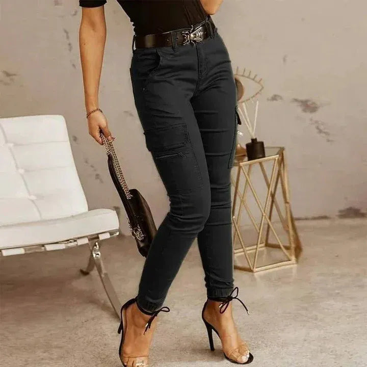 Hazel | Cargo Jeans with Functional Pockets