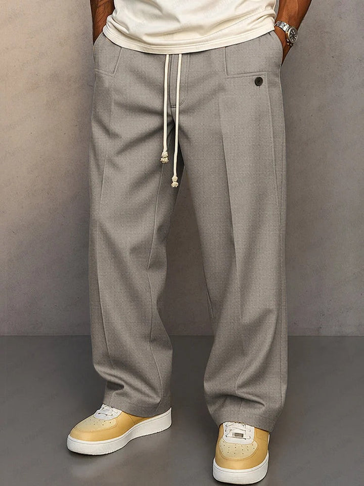 Hector | Tailored Trousers with Drawstring Waist