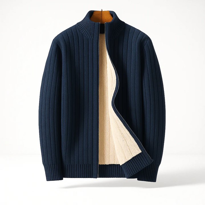 Michael | Zip-Up Knitted Cardigan