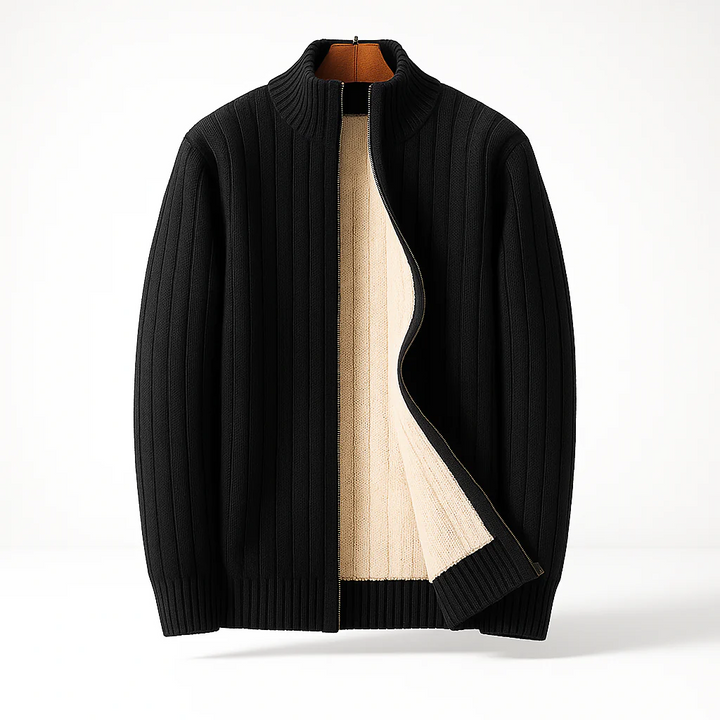 Michael | Zip-Up Knitted Cardigan