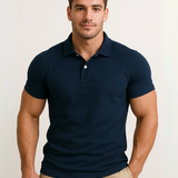 Classic White Polo Shirt for Men | Timeless Old Money Elegance