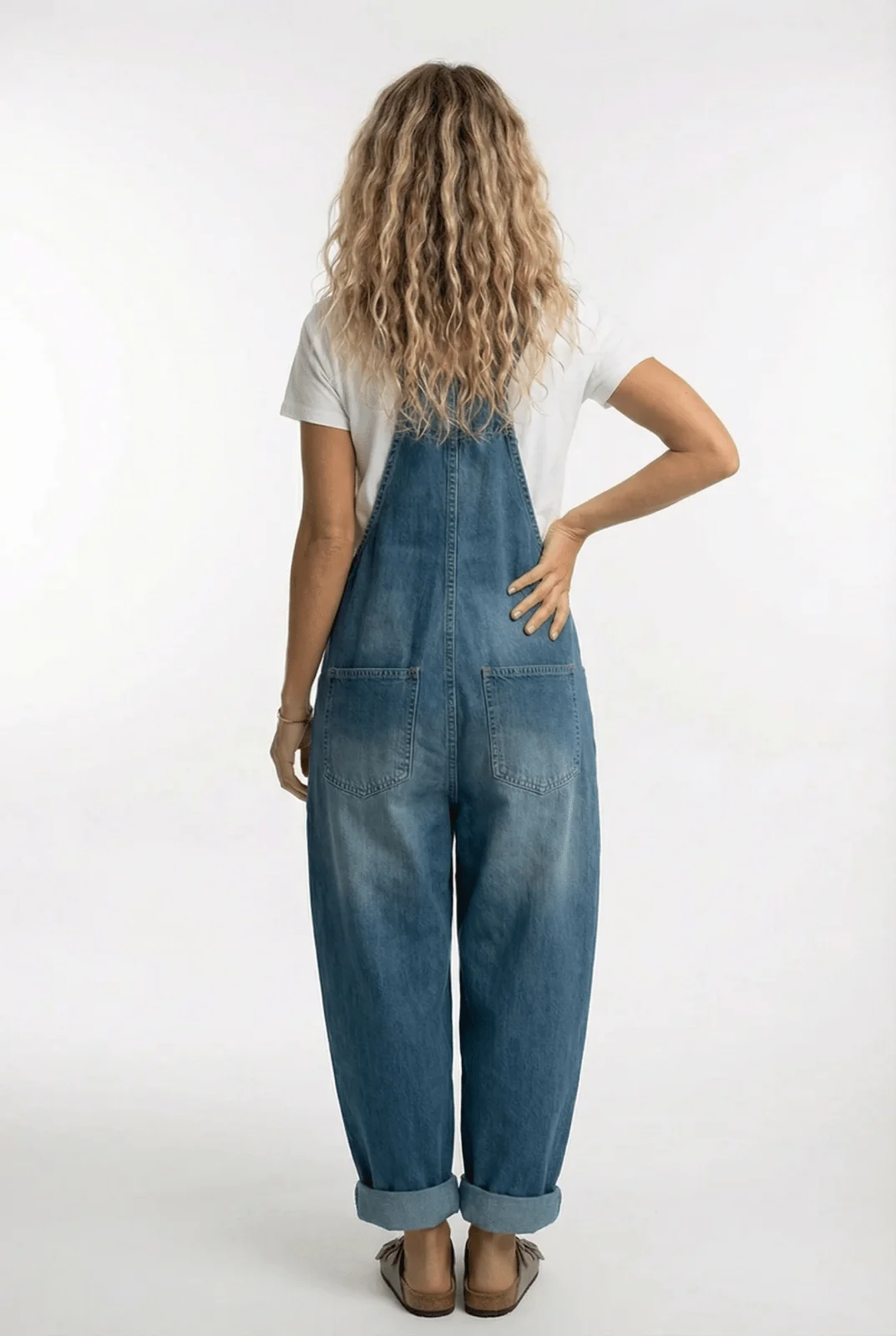 Karen | Relaxed Fit Denim Dungarees