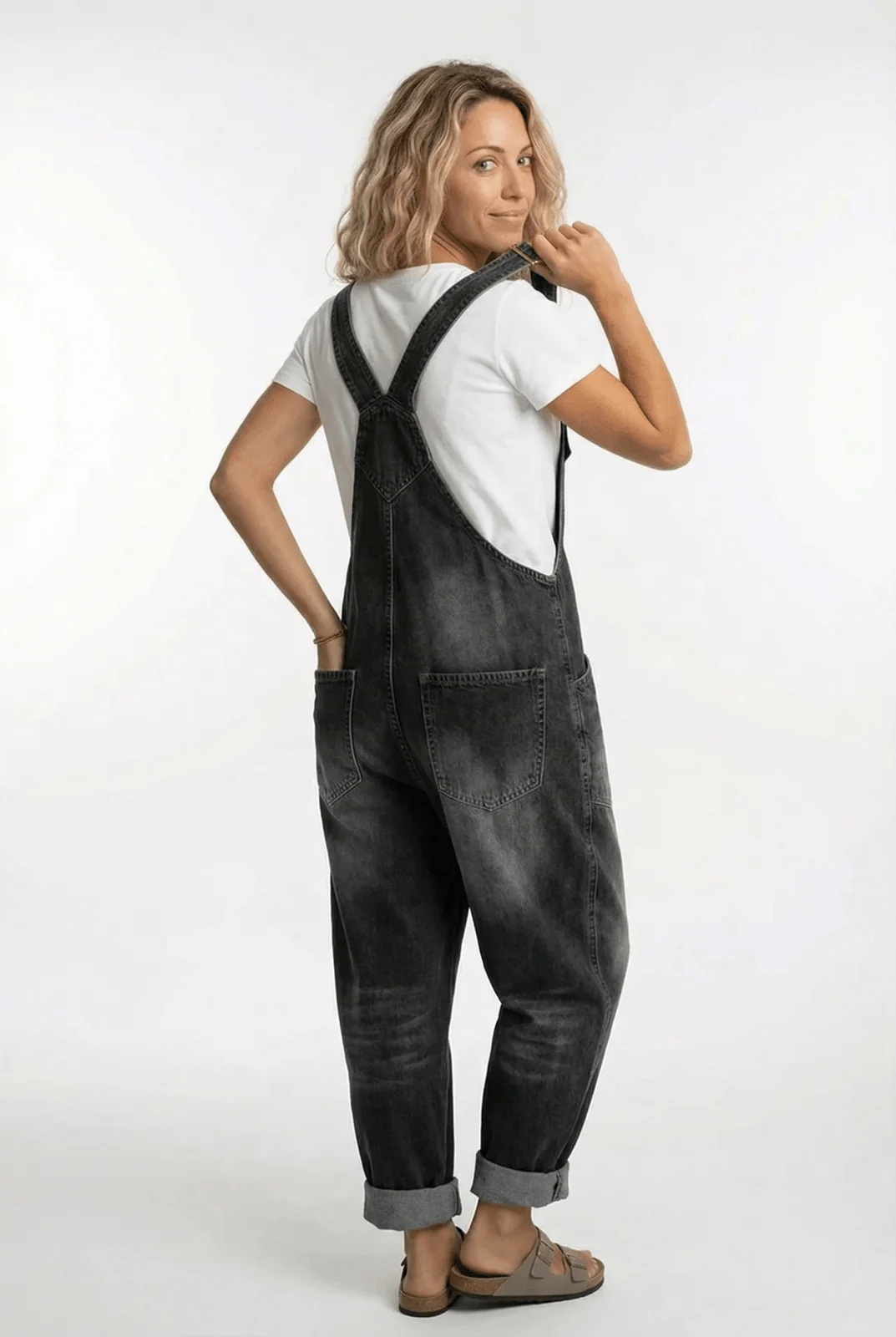 Karen | Relaxed Fit Denim Dungarees