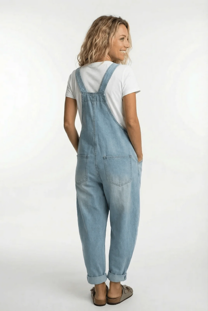 Karen | Relaxed Fit Denim Dungarees