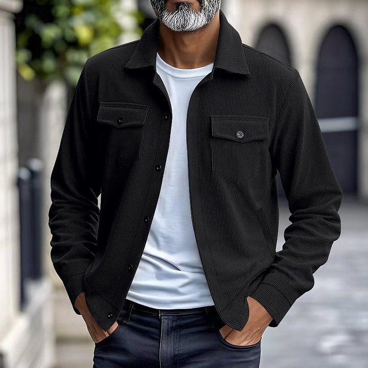 Alistair | Lightweight Lapel-Collar Button Jacket