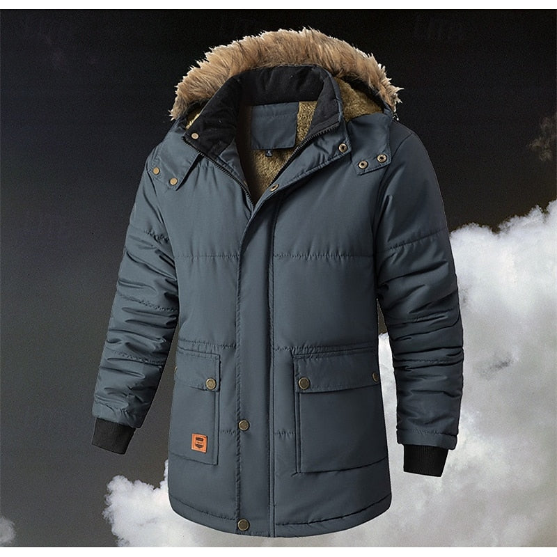 Jasper | Padded Hooded Parka with Pockets