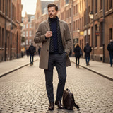 Men's Warm Fur Lined Winter Coat | Ultimate Comfort, Classic Style
