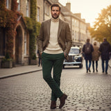 Men's Wool Herringbone Blazer | Classic Sophistication, Timeless Style