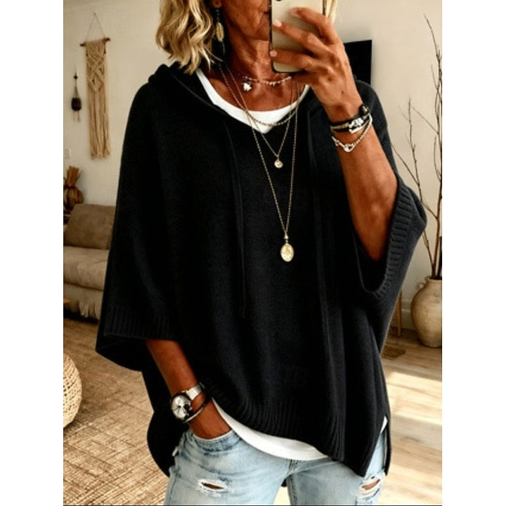 Daisy | Hooded Jumper with 3/4 Sleeves