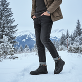 Men's Leather Snow Boots | Waterproof, Classic Style