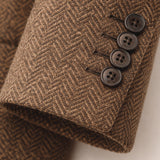 Men's Herringbone Tweed Blazer | Timeless Sophistication, All-Season Comfort