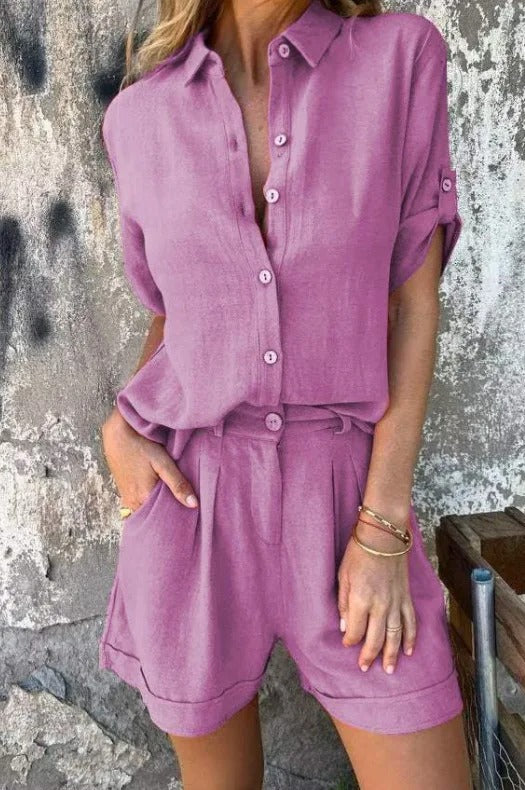Miranda | Lightweight Top and Shorts Set